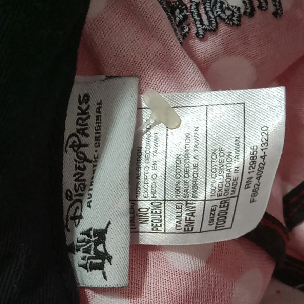Disney Minnie Mouse Red and Black Hat